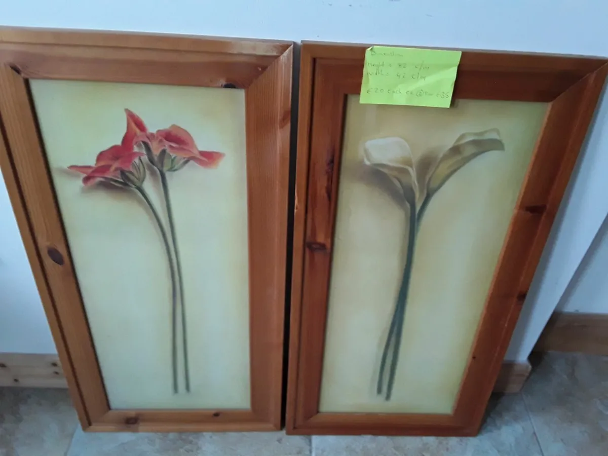 Two lovely matching pictures - Image 1