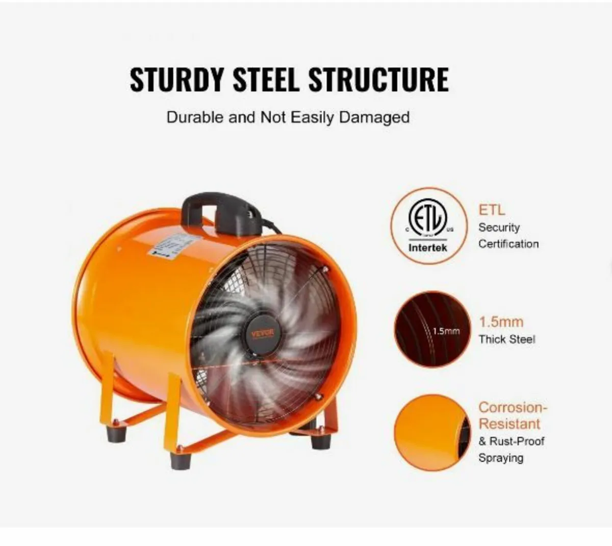 Portable Ventilator, 304.8mm - Image 4