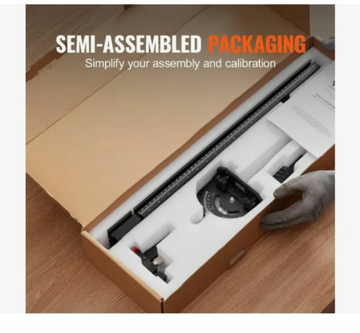 Precision Miter Gauge, Standard Slot 19 x 9.5 mm - Image 2