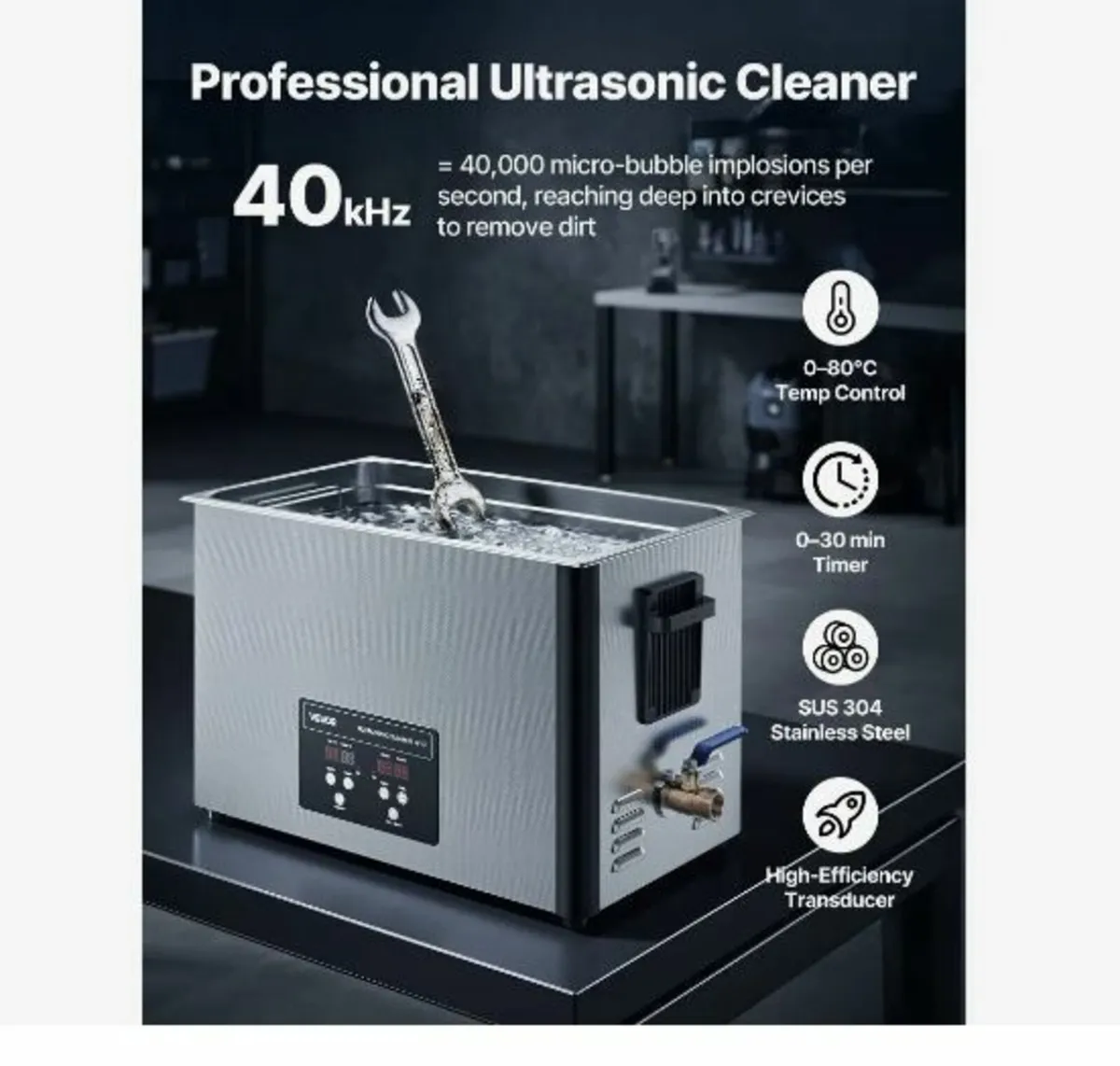 30L Ultrasonic Cleaner - Image 2