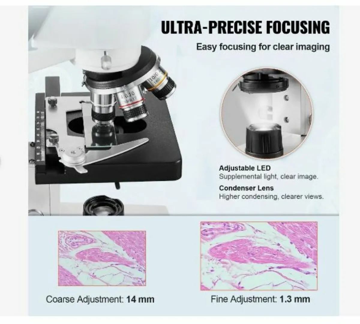 Compound Trinocular Microscope 40X-2500 - Image 3