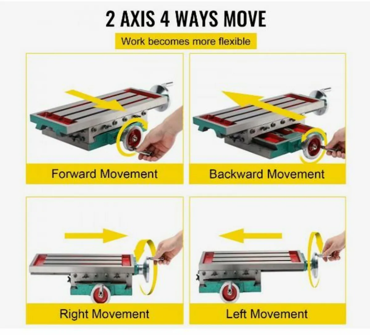 Milling Table 17.7×6.7Inch (450 x 170 mm) - Image 3