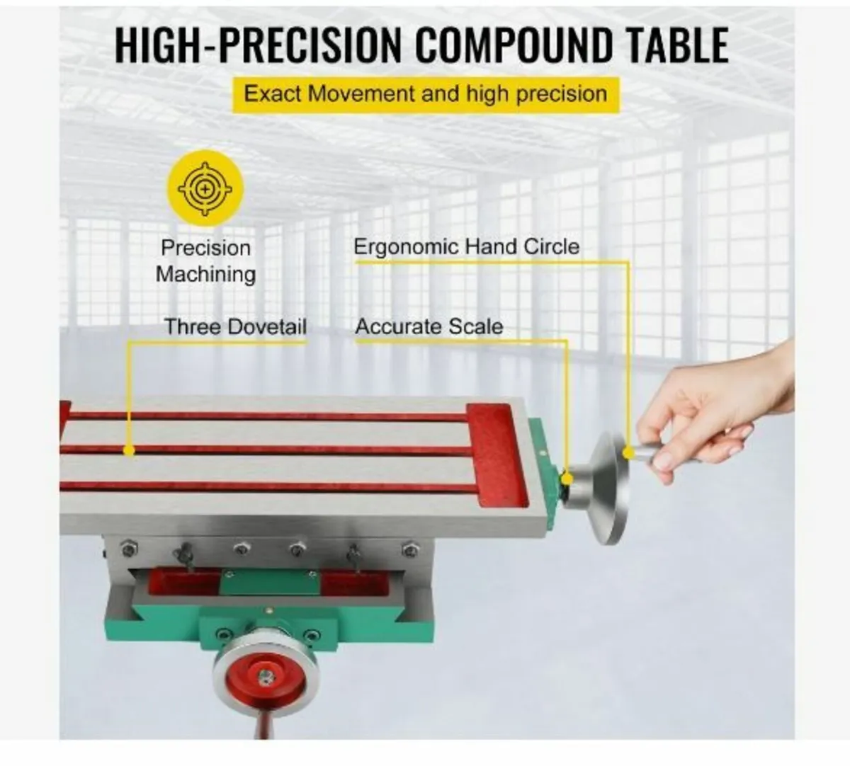 Milling Table 17.7×6.7Inch (450 x 170 mm) - Image 4