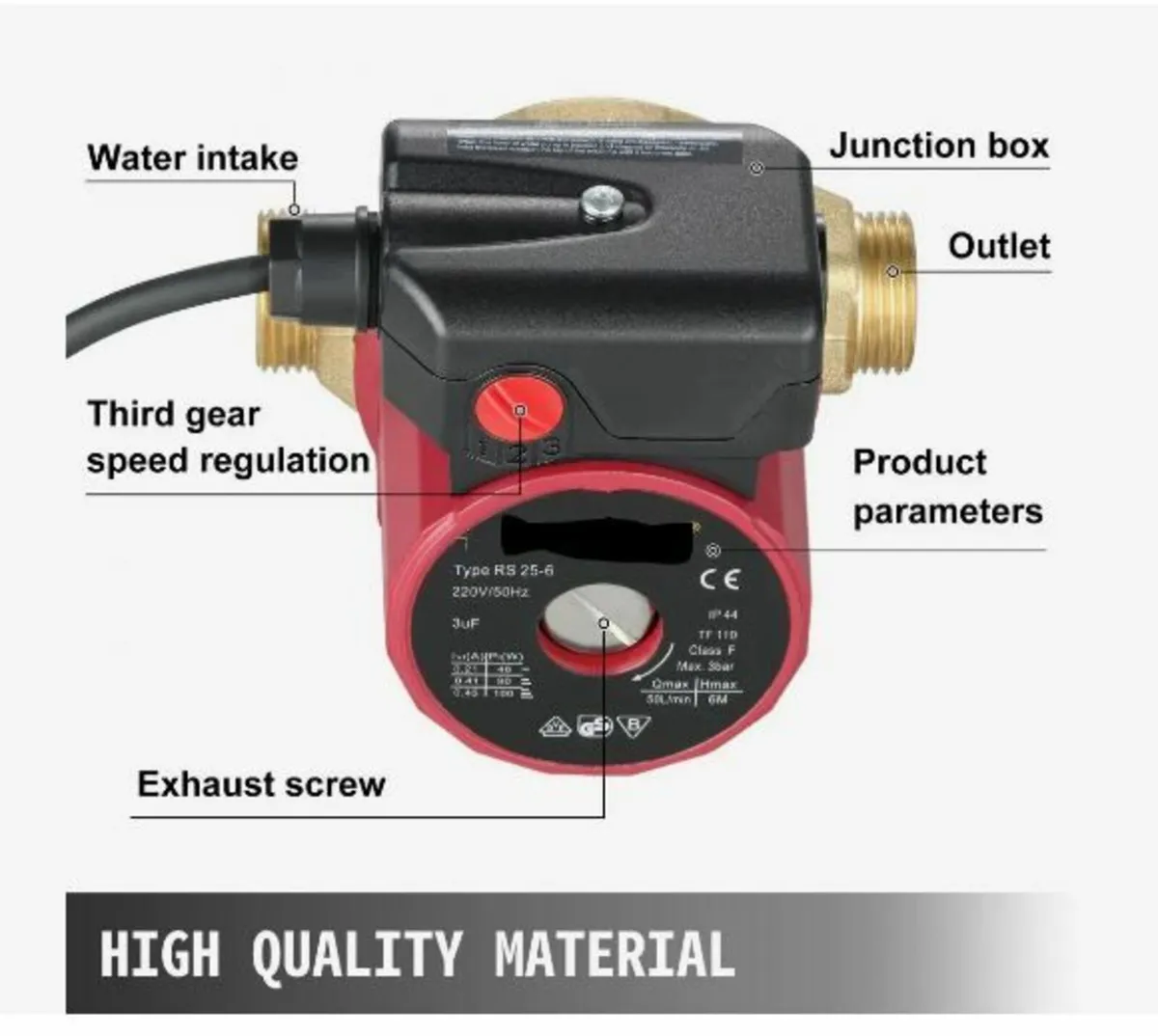 Hot Water Circulation Pump 15 mm - Image 1