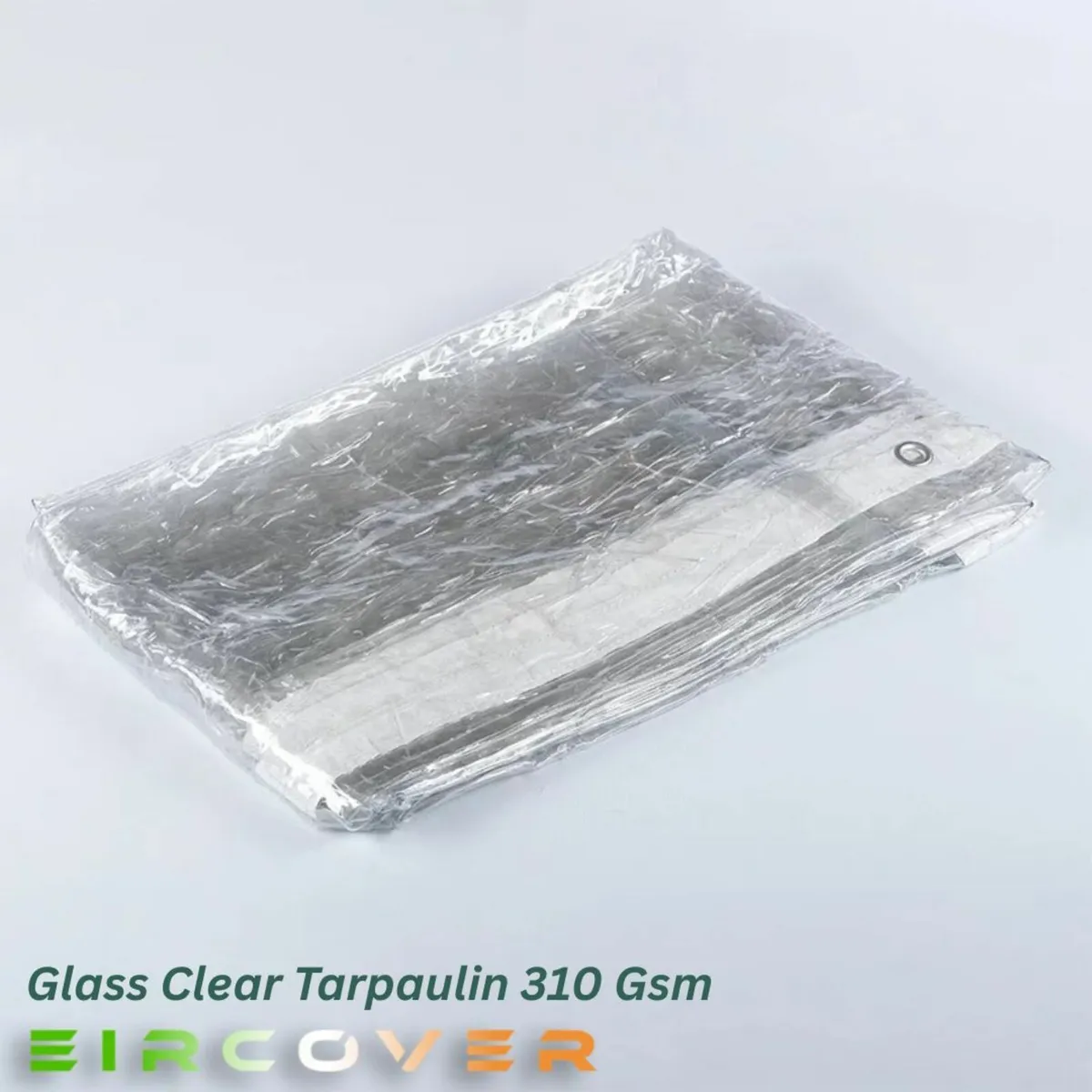 Glass Clear Tarpaulin 3m x 4m (10' - 13') 310 gsm - Image 1
