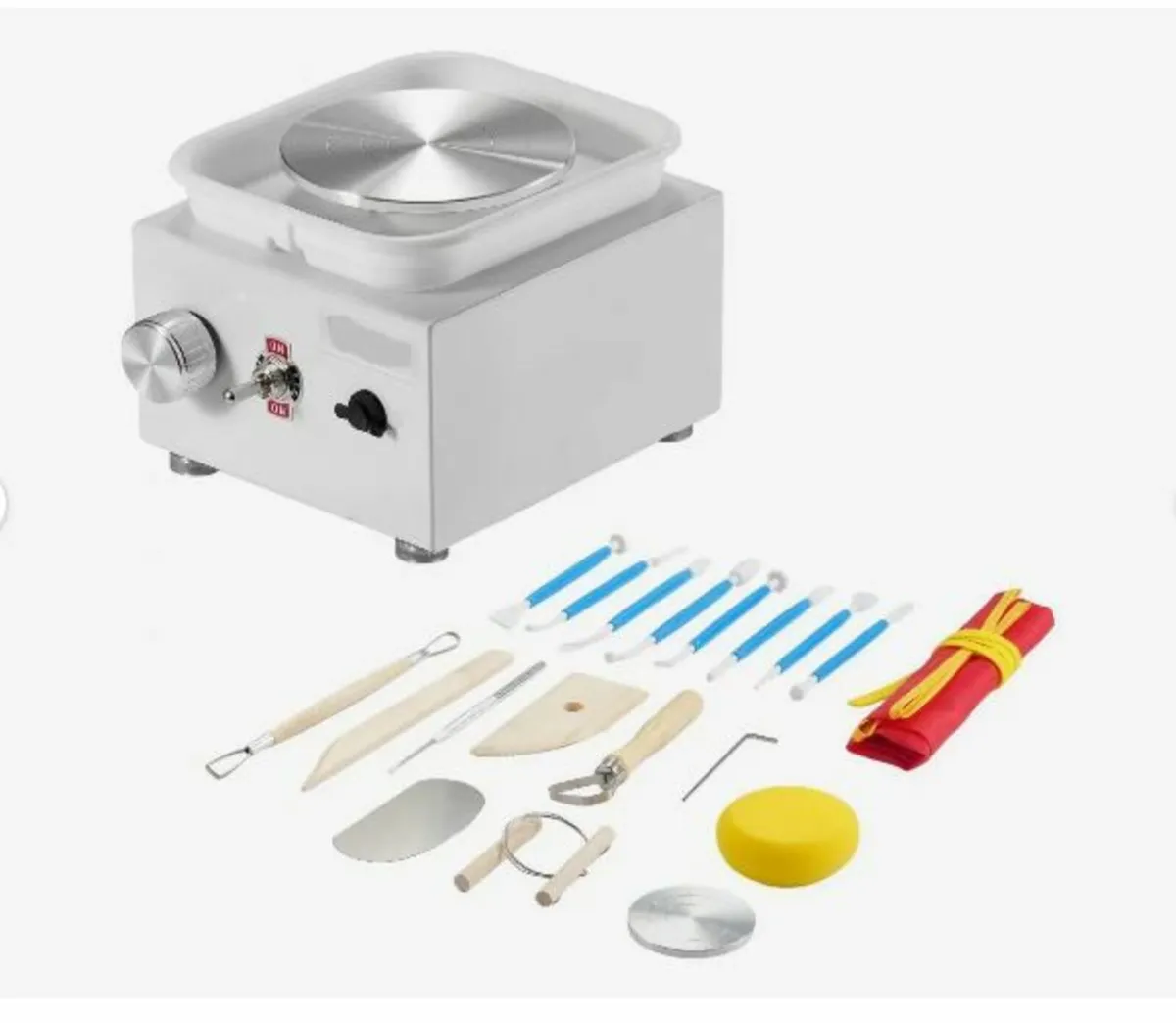 Mini Pottery Wheel, 0-320RPM Adjustable Speed - Image 4