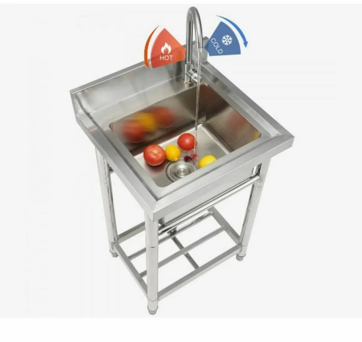 Stainless Steel Utility Sink - Image 1