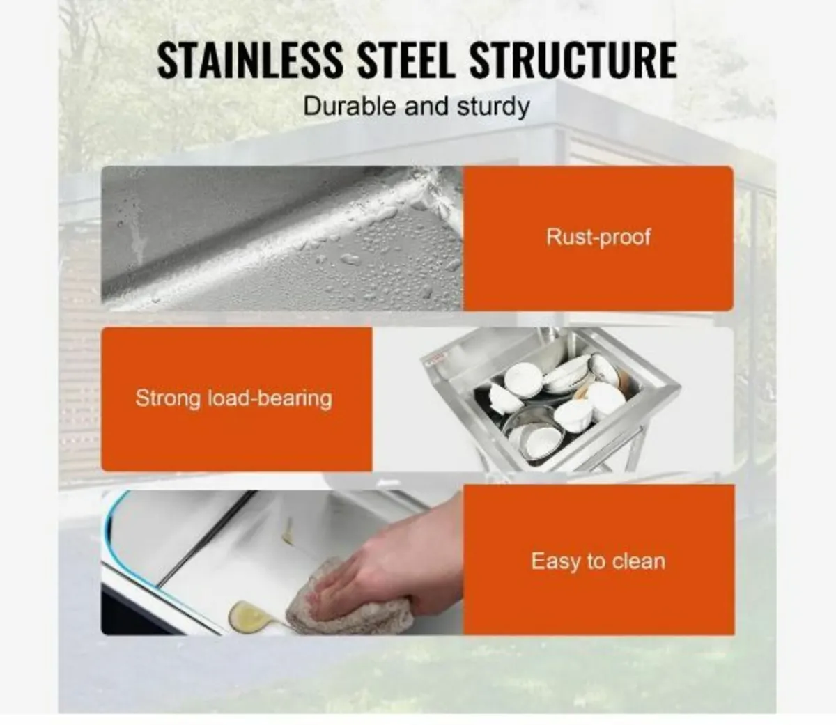 Stainless Steel Utility Sink - Image 3