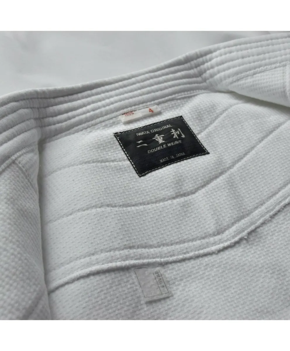AIKIDO IWATA Double layer -300AW white Uniform Set - Image 3
