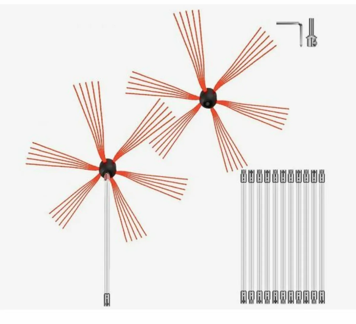 Chimney Sweep Kit Chimney Cleaning Kit - Image 1