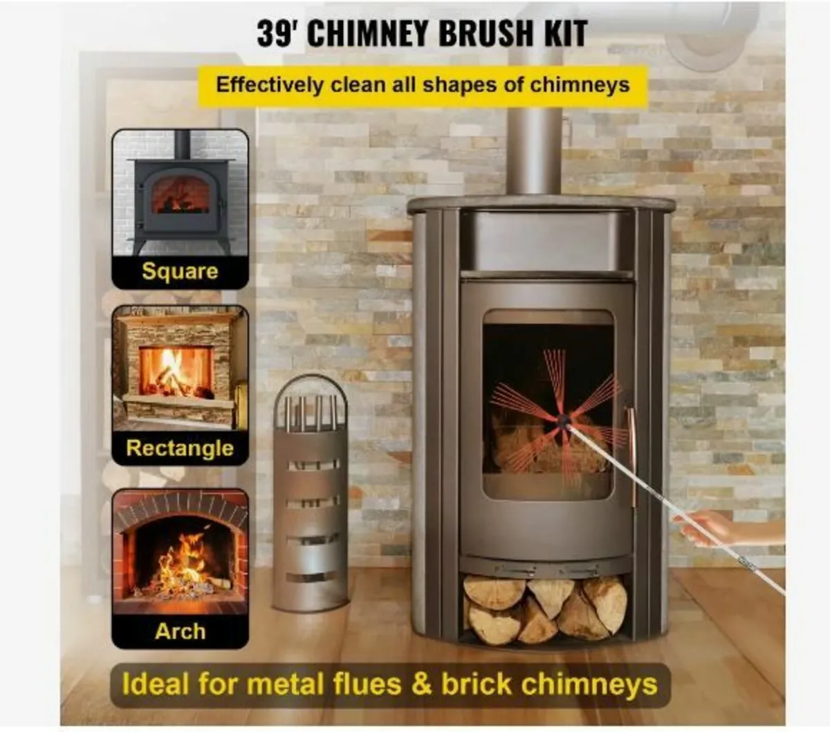 Chimney Sweep Kit Chimney Cleaning Kit - Image 2