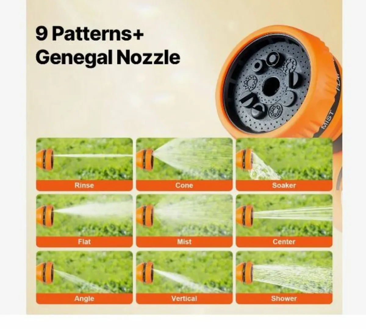 Retractable Garden Hose Reel, 1/2" x 131.23 ft Wal - Image 2