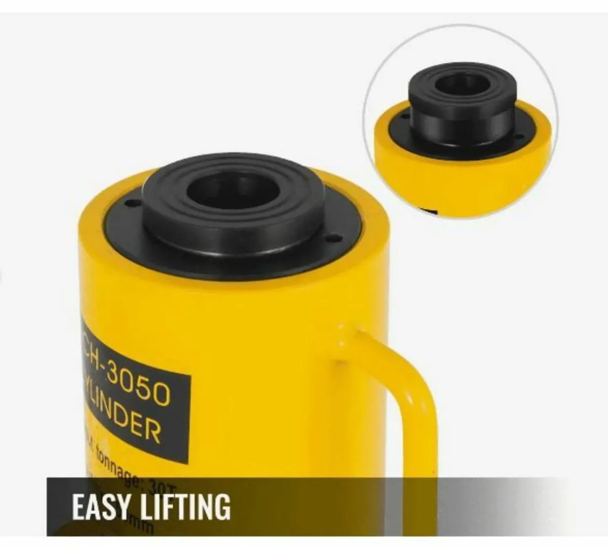 30T/66000LBS Hollow Hydraulic Cylinder Jack - Image 3