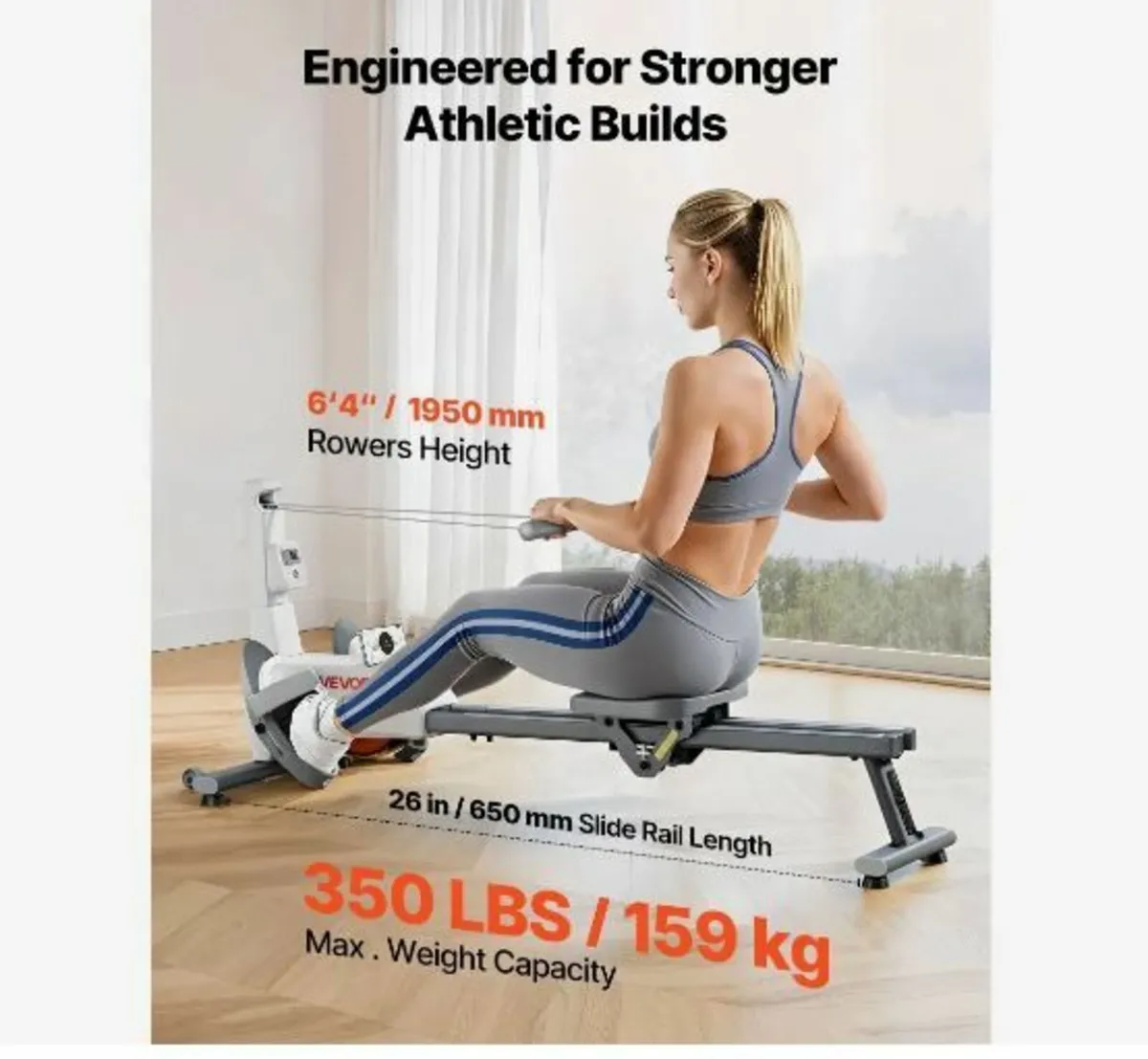 Magnetic Rowing Machine - Image 3