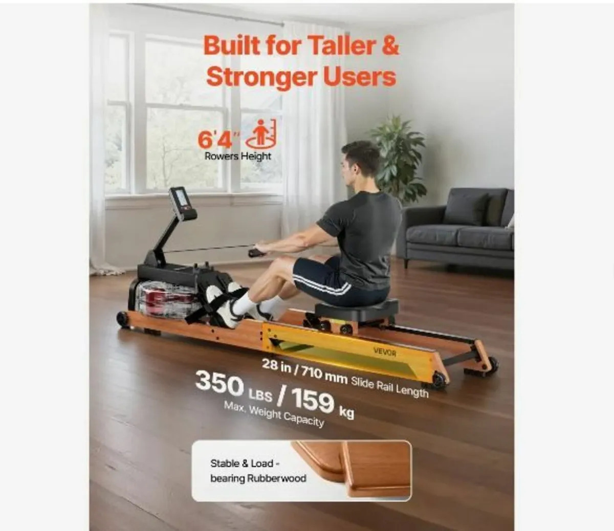 Water Rowing Machine - Image 2