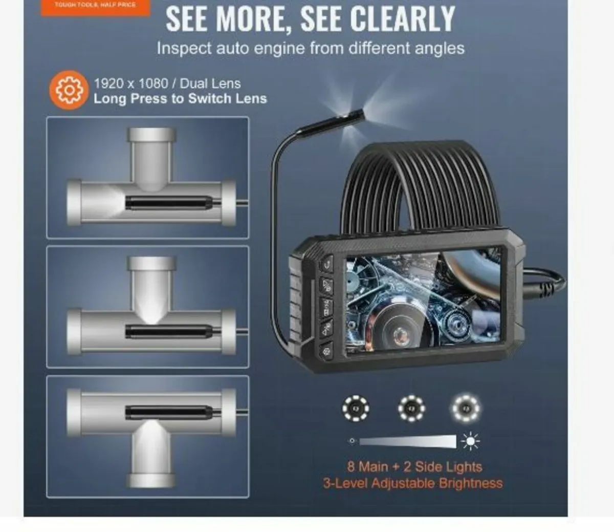 Endoscope Camera with Lights - Image 2