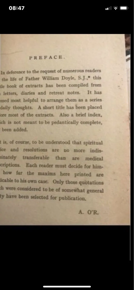 A Years Thoughts- Fr. William Doyle - Image 3