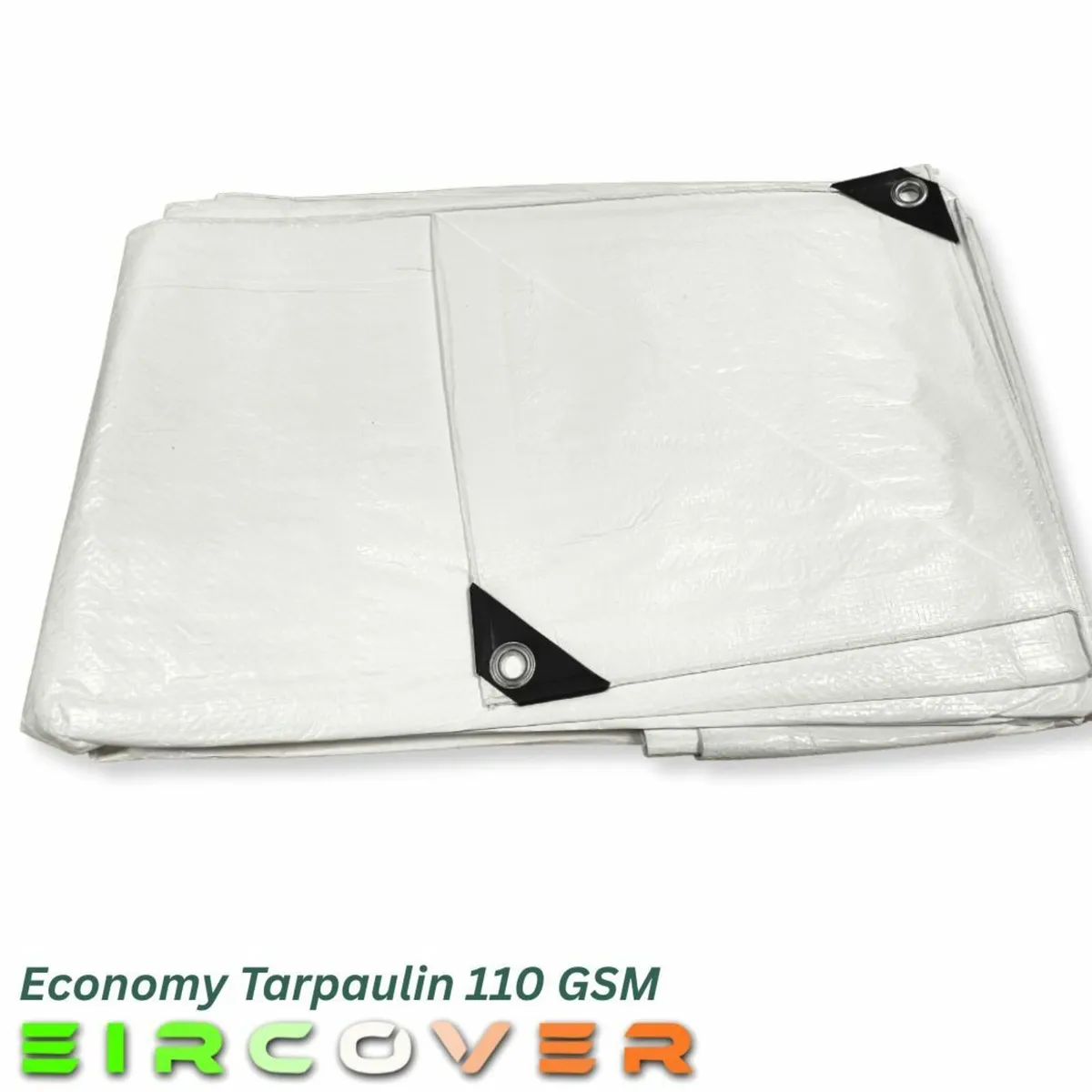 Economy Tarpaulin 2.7m x 3.6m (9' - 12') 110 gsm - Image 3