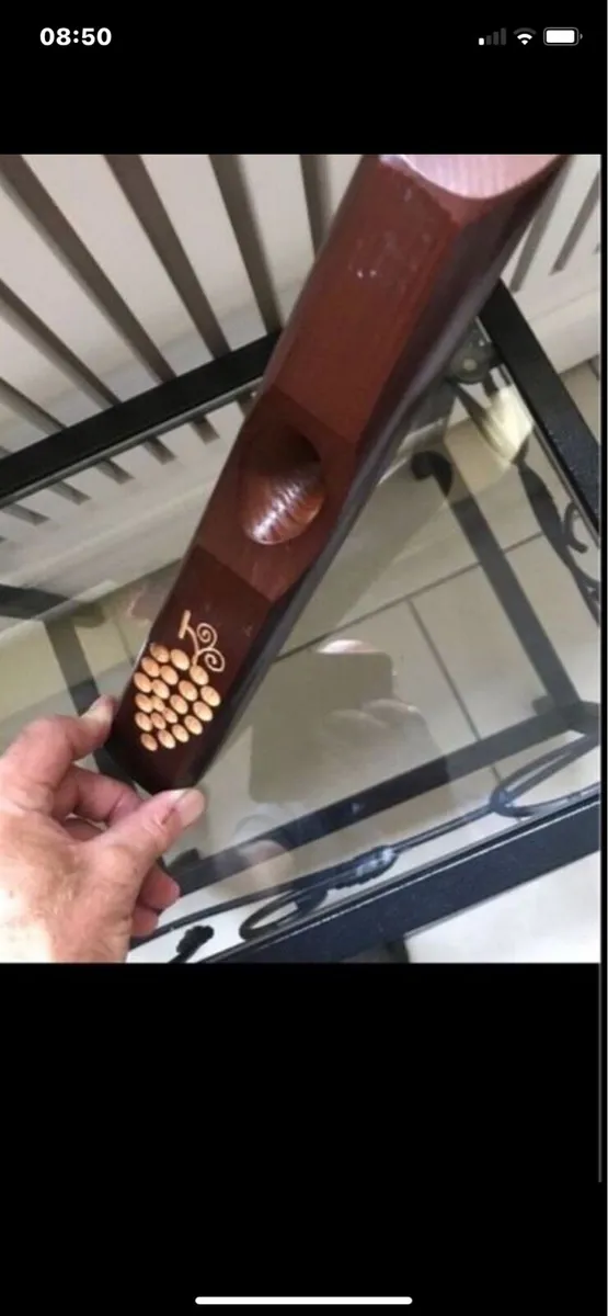 Wooden Balanced Wine Holder - Image 4