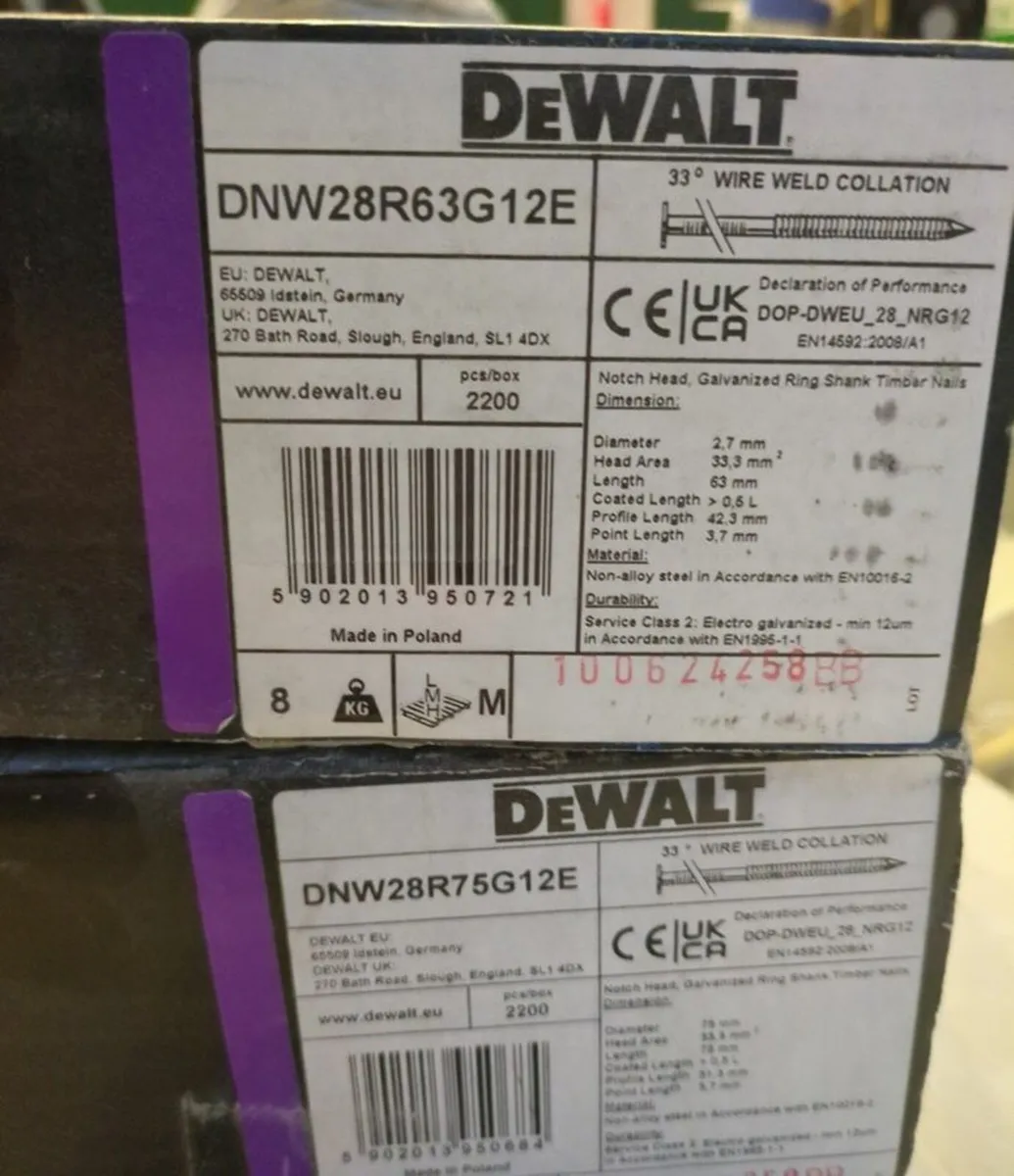 DeWalt Nail Gun First Fix - Bare - Image 3