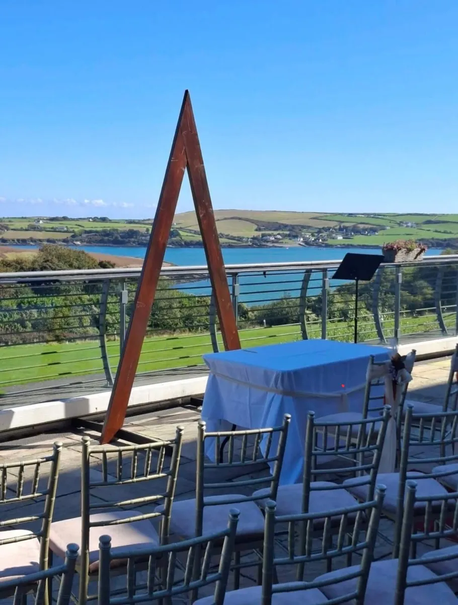 Triangle Wedding Arbour (ceremony focal point) - Image 2