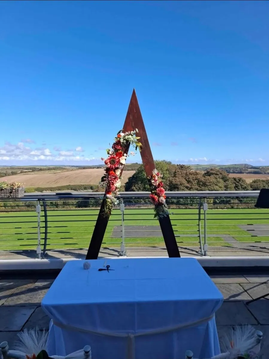 Triangle Wedding Arbour (ceremony focal point) - Image 3