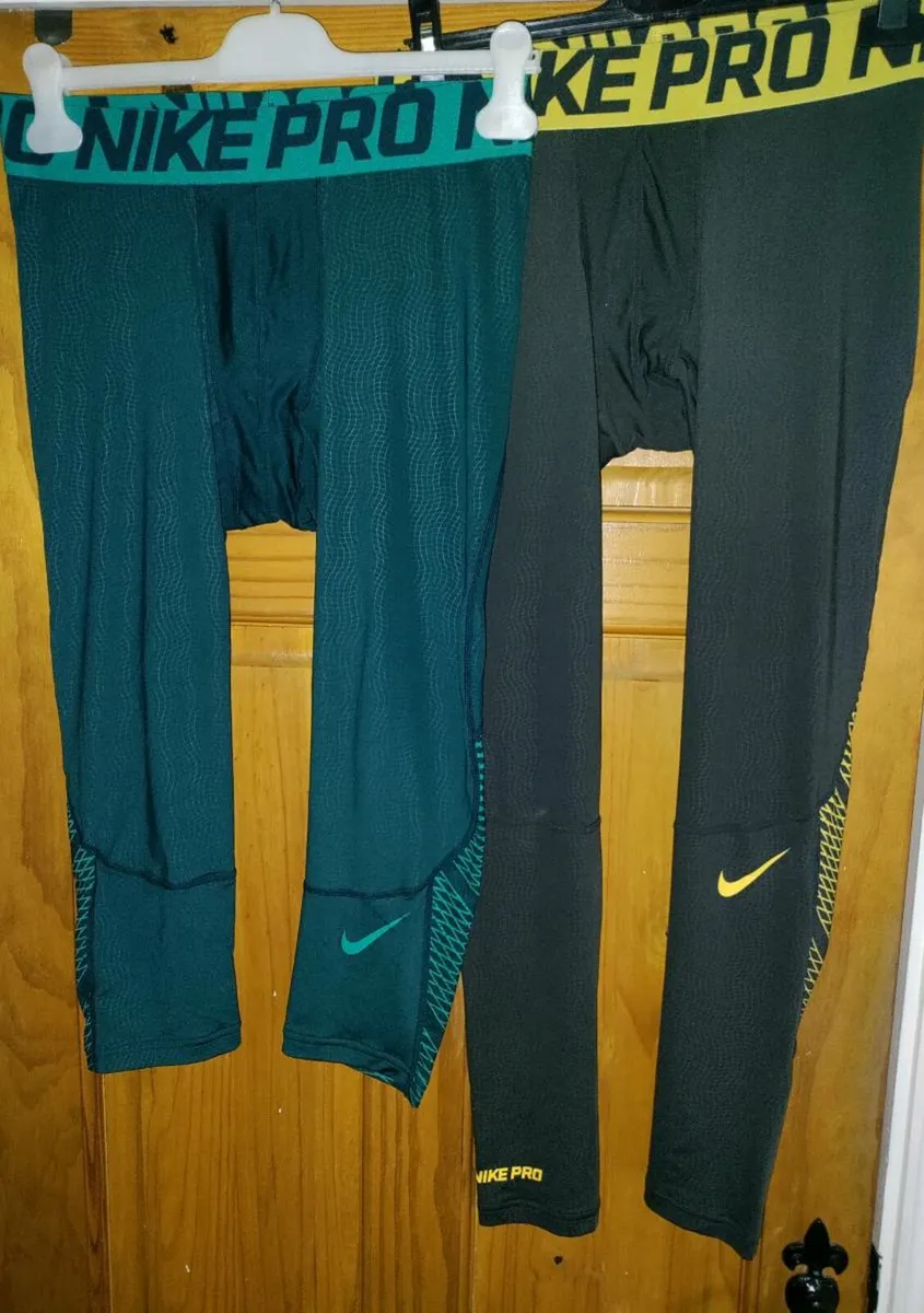 Nike Pro gym training leggings x2 L - Image 1