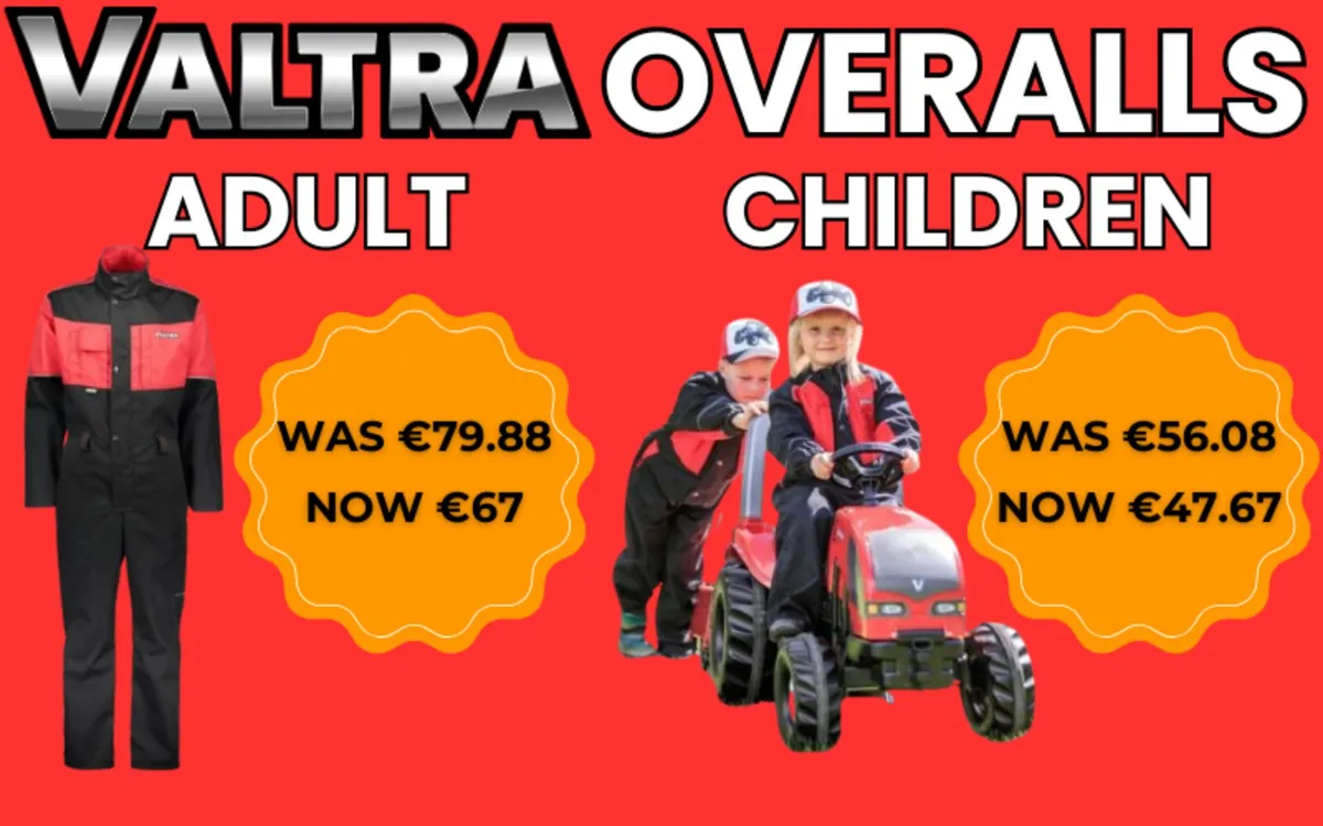 Valtra & McHale Overalls - Adult & Child Sizes - Image 4