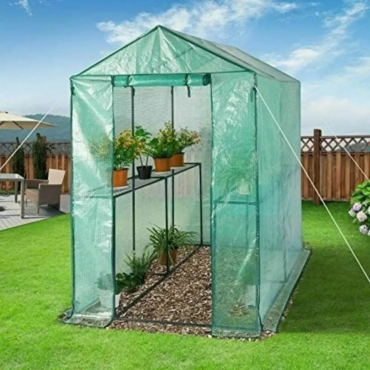 Tomato Plant Foil Greenhouse Grow Tent - Image 1