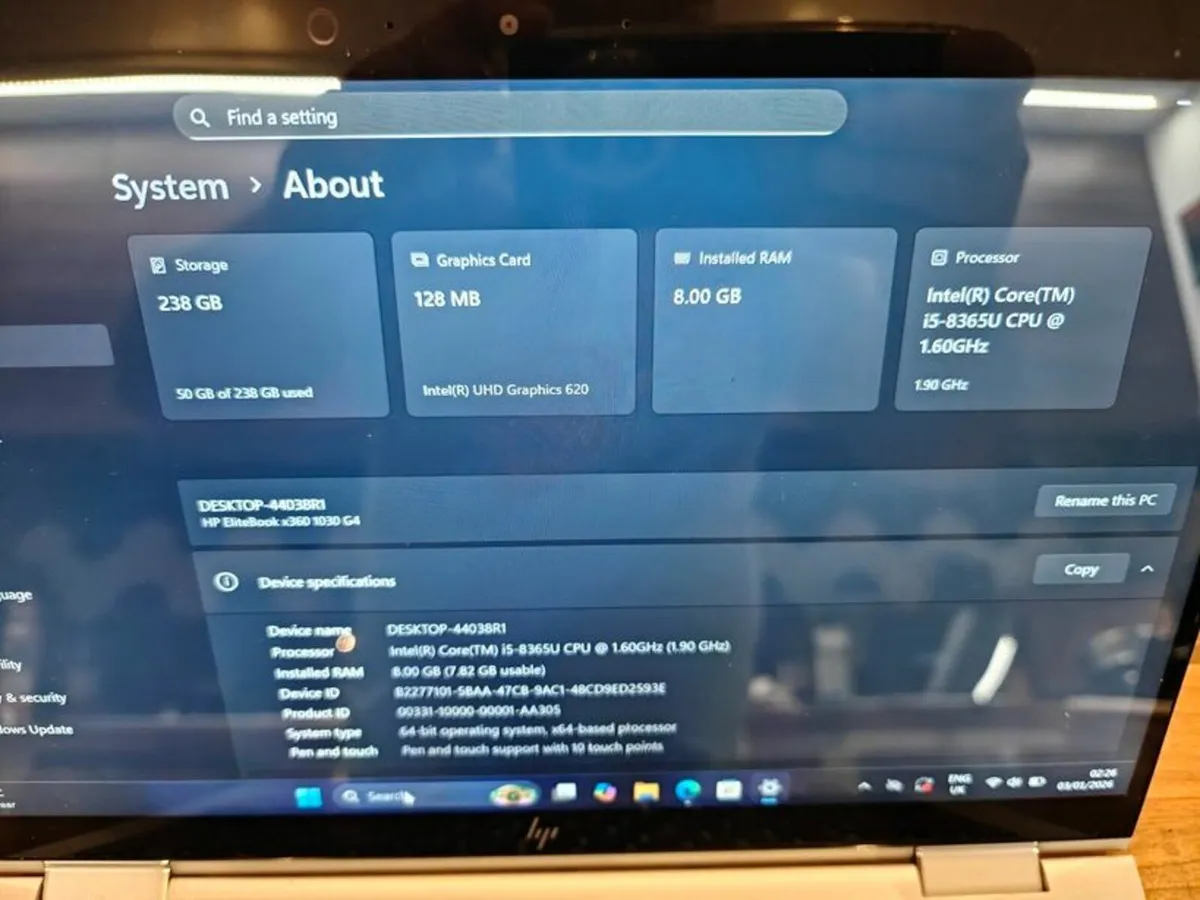 Mega HP EliteBook x360 1030 G4 | i5 | Touchscreen - Image 4