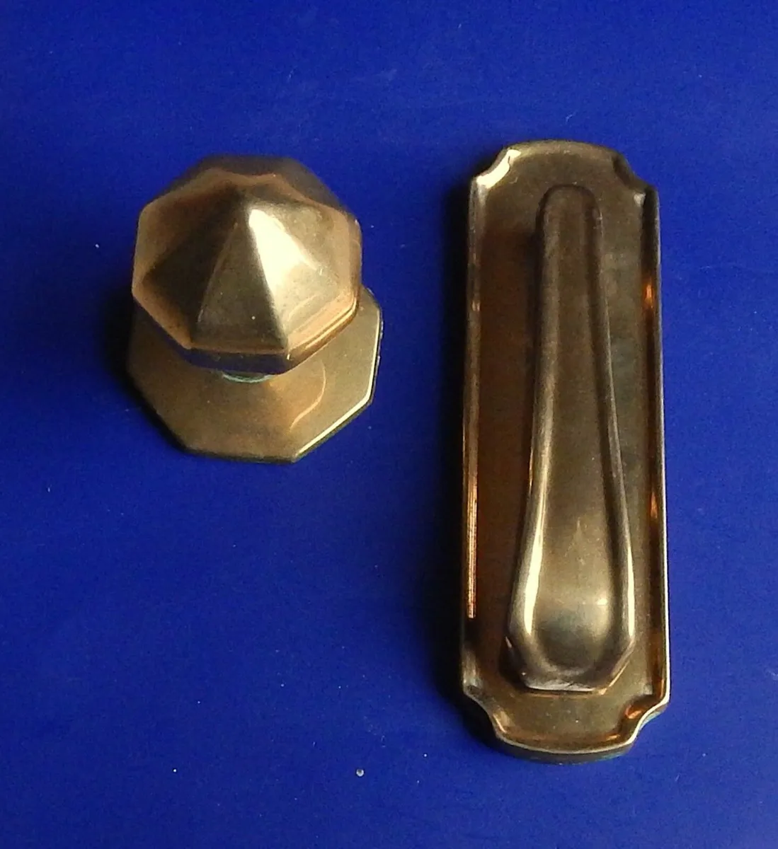 Solid Brass Door Knocker & Handle - Image 1