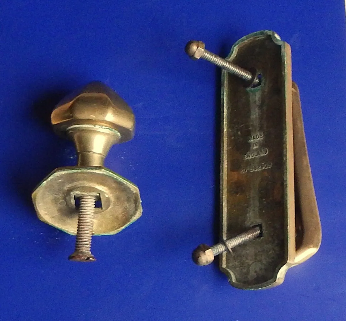 Solid Brass Door Knocker & Handle - Image 4