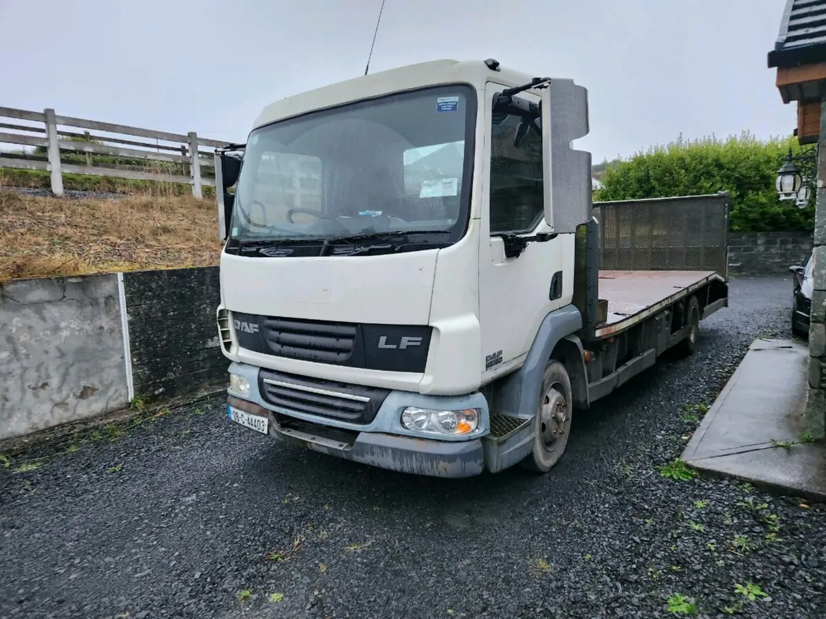 2008 daf lf 7.5 ton plant truck - Image 1