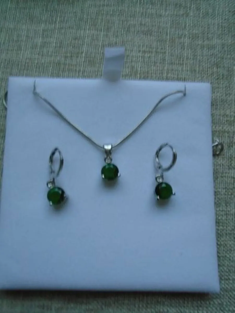 Jewellery set, Necklace, Earrings,St Patrick's Day - Image 4