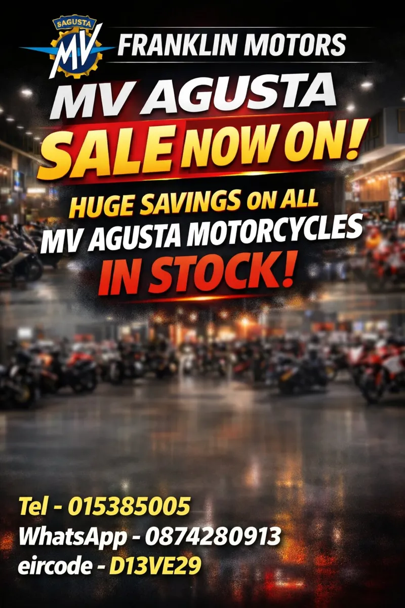 MV Agusta sale now on
