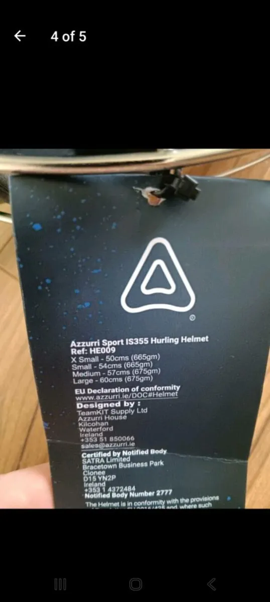 Hurling helmet - Image 3