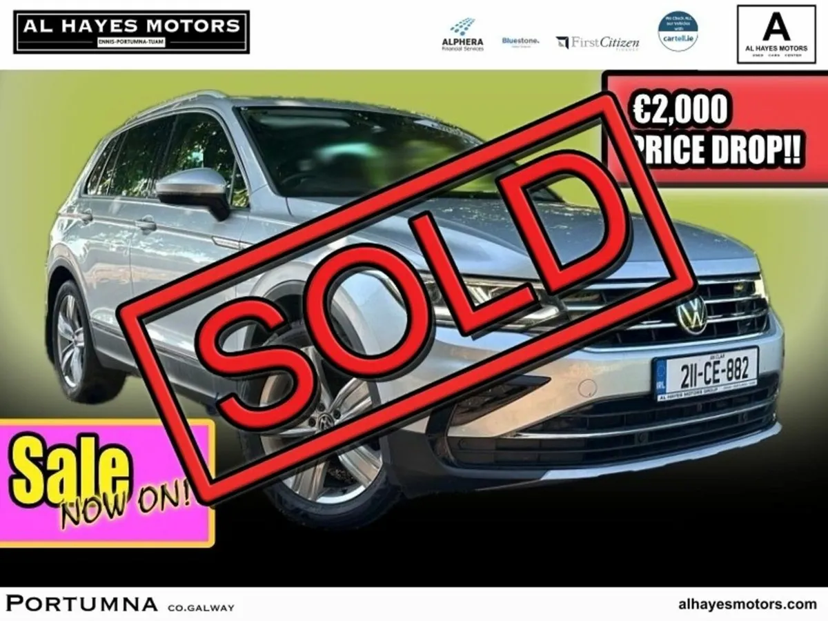 Volkswagen Tiguan SOLD SOLD 2021 AUTOMATIC ELEGANC - Image 1