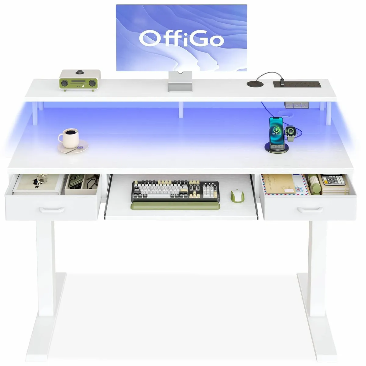 Height Adjustable Desk 120cm Electric Standing - Image 1