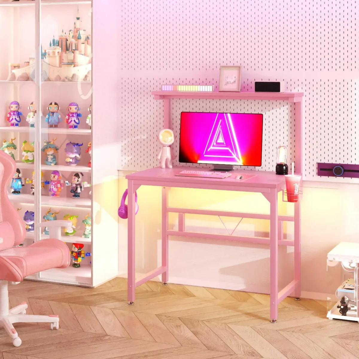 Gaming Desk 80CM Industrial Writing with Height - Image 2