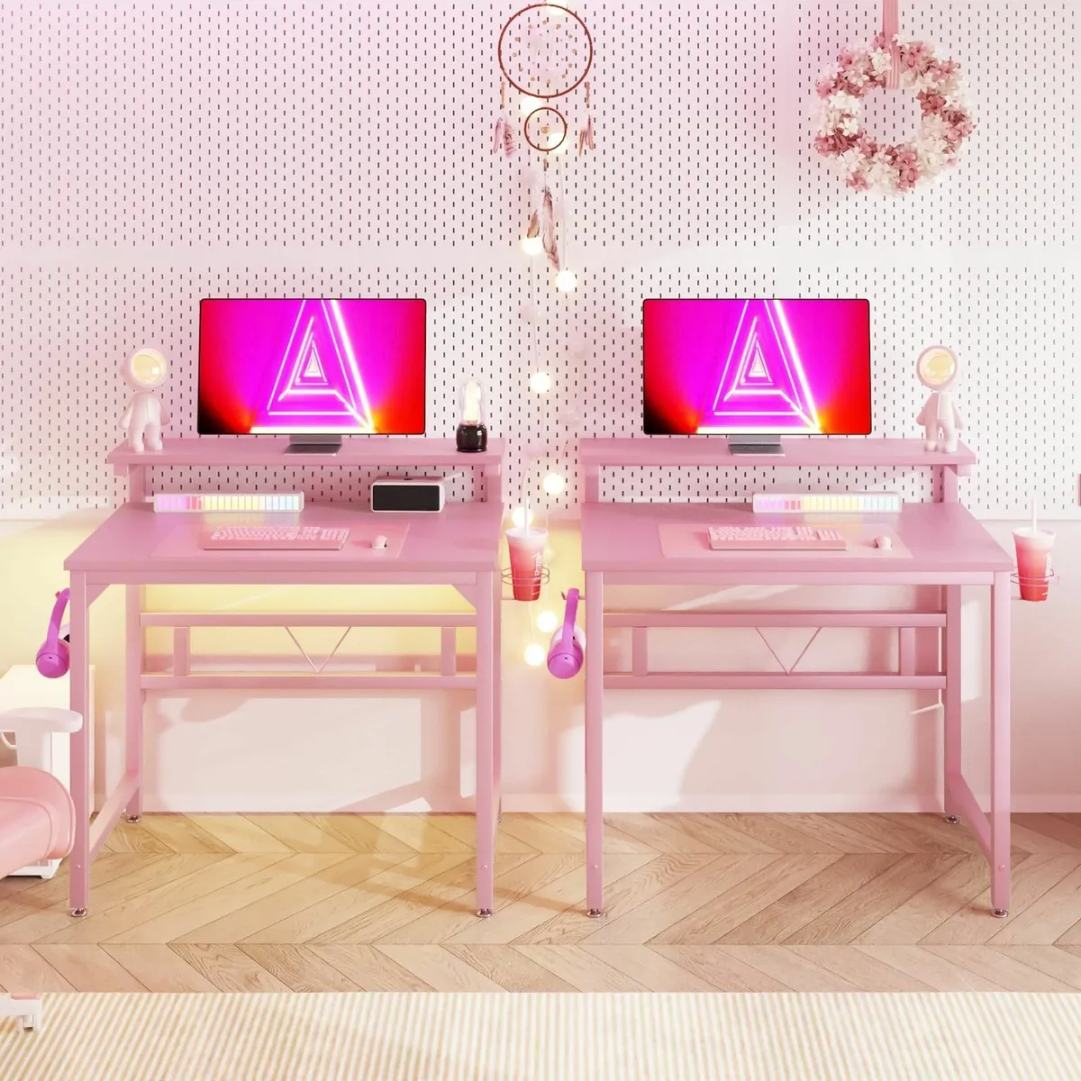 Gaming Desk 80CM Industrial Writing with Height - Image 4