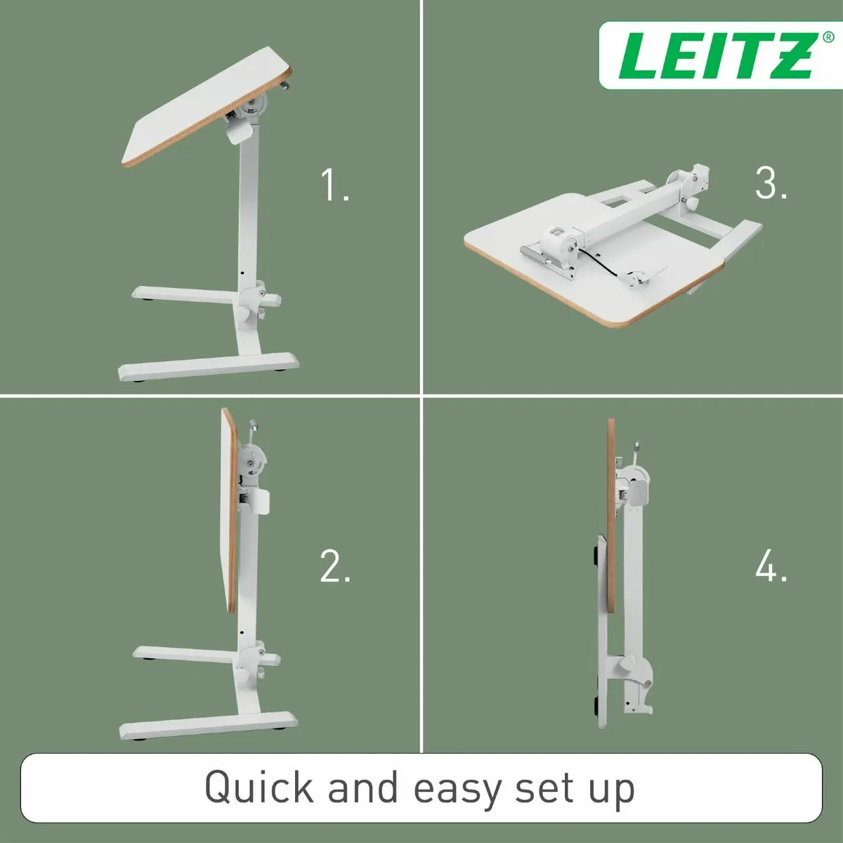 Ergo Small Foldable Sit Stand Desk - Compact - Image 4