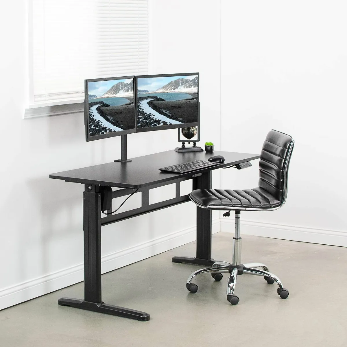 Electric 140 x 60 cm Stand Up Desk Complete - Image 2