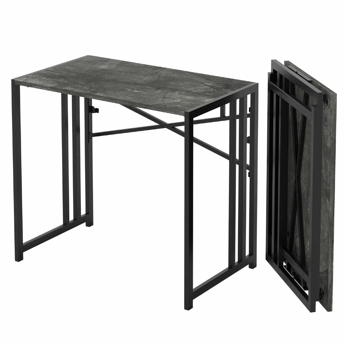 90 cm Small Folding Desk Writing Gaming Computer - Image 1