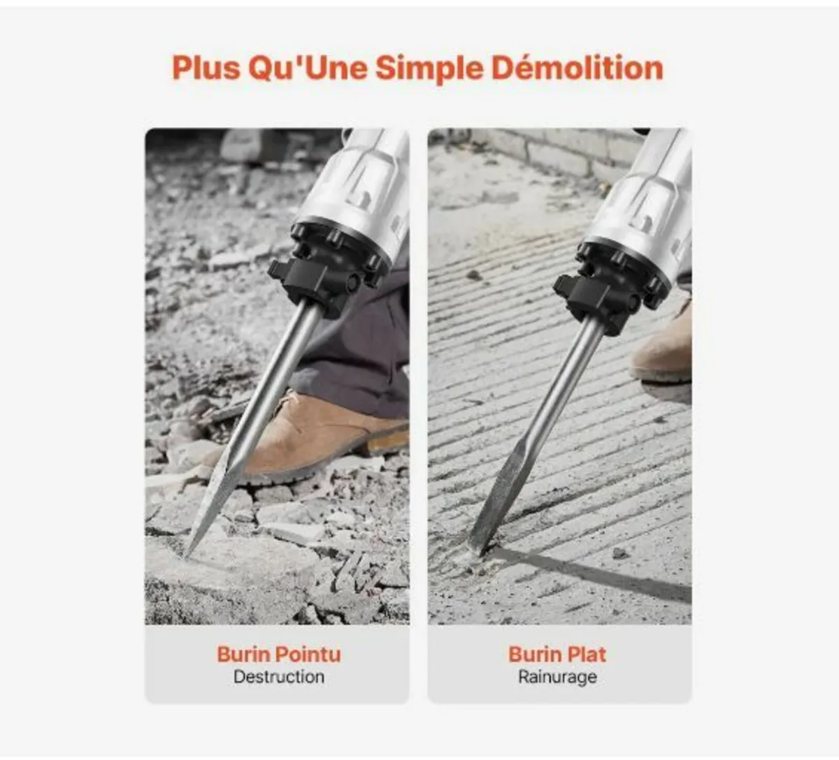 Demolition Jack Hammer, 3500W - Image 4