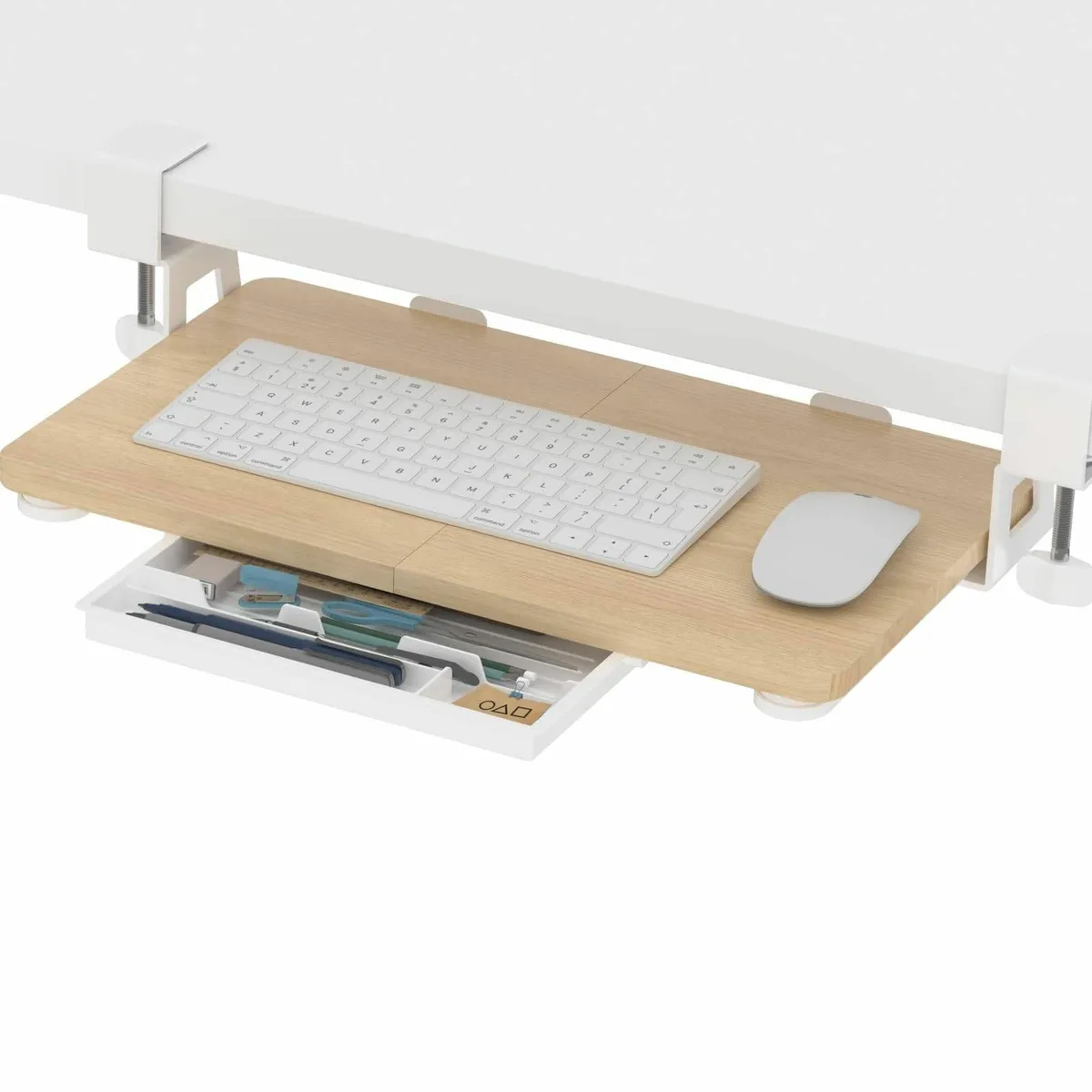 Keyboard Tray under Desk 50x30cm Pull-out Drawer - Image 1