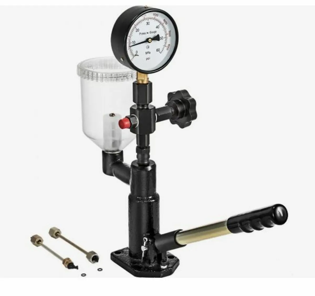 600 Bar Injector Tester 0.8L Fuel Pressure Gauge - Image 1