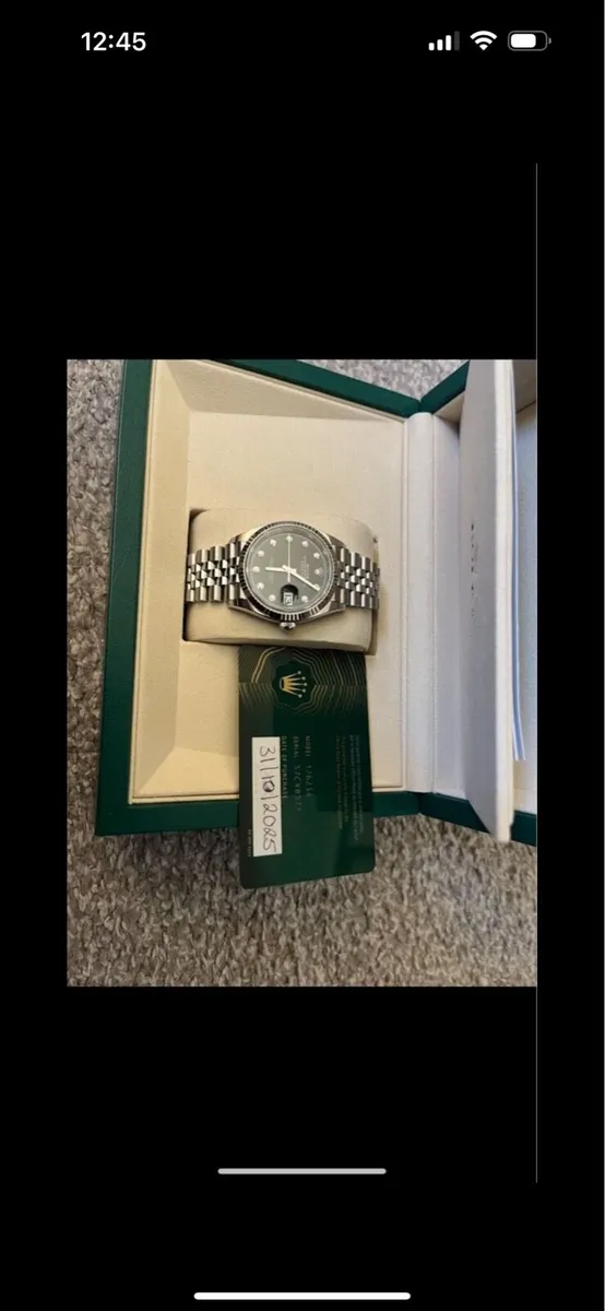 Rolex Datejust 36m Black Diamond Dial - Image 2