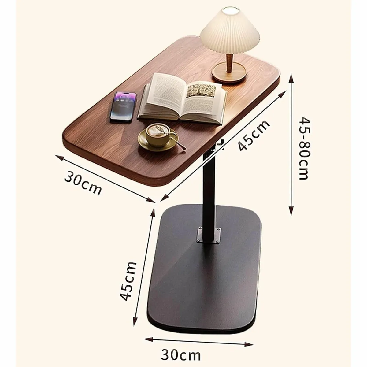 Side Table Lifting Laptop Desk: C Shaped End - Image 2