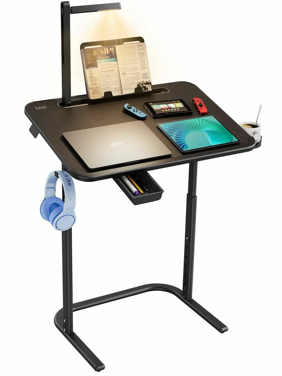 Modern Corner Desk 65x45CM Height Adjustable - Image 1