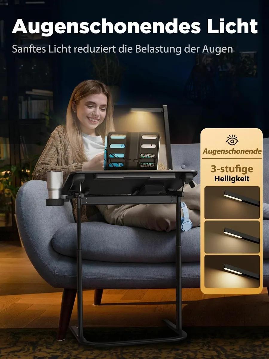 Modern Corner Desk 65x45CM Height Adjustable - Image 4